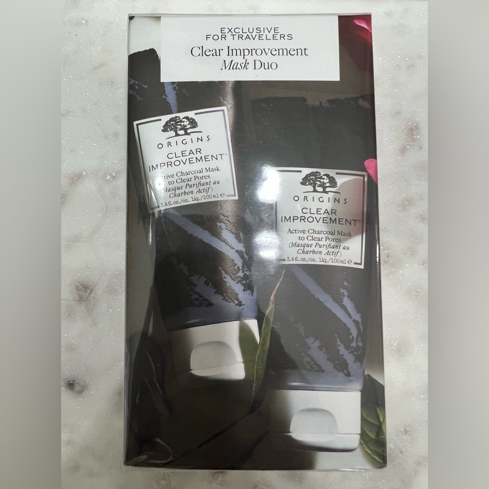 Origins Clear Improvement Active Charcoal Mask Duo - Traveler’s Exclusive